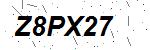 CAPTCHA verification image containing distorted text characters