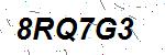 CAPTCHA verification image containing distorted text characters