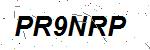 CAPTCHA verification image containing distorted text characters
