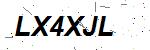 CAPTCHA verification image containing distorted text characters