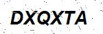 CAPTCHA verification image containing distorted text characters