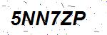 CAPTCHA verification image containing distorted text characters