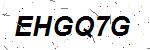 CAPTCHA verification image containing distorted text characters
