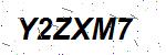 CAPTCHA verification image containing distorted text characters