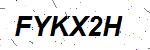 CAPTCHA verification image containing distorted text characters