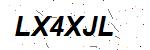 CAPTCHA verification image containing distorted text characters