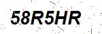 CAPTCHA verification image containing distorted text characters