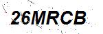 CAPTCHA verification image containing distorted text characters