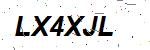 CAPTCHA verification image containing distorted text characters