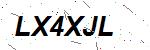 CAPTCHA verification image containing distorted text characters