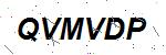 CAPTCHA verification image containing distorted text characters
