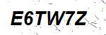 CAPTCHA verification image containing distorted text characters