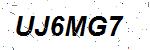 CAPTCHA verification image containing distorted text characters