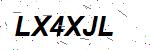 CAPTCHA verification image containing distorted text characters
