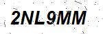 CAPTCHA verification image containing distorted text characters
