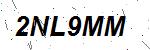 CAPTCHA verification image containing distorted text characters