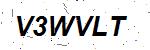 CAPTCHA verification image containing distorted text characters