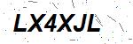 CAPTCHA verification image containing distorted text characters