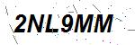 CAPTCHA verification image containing distorted text characters