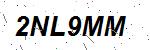 CAPTCHA verification image containing distorted text characters
