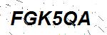 CAPTCHA verification image containing distorted text characters