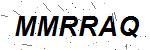 CAPTCHA verification image containing distorted text characters