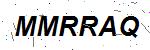 CAPTCHA verification image containing distorted text characters