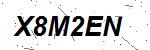 CAPTCHA verification image containing distorted text characters