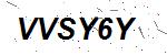 CAPTCHA verification image containing distorted text characters