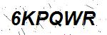 CAPTCHA verification image containing distorted text characters