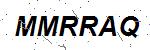 CAPTCHA verification image containing distorted text characters