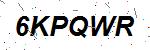 CAPTCHA verification image containing distorted text characters