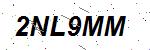 CAPTCHA verification image containing distorted text characters