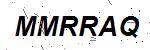 CAPTCHA verification image containing distorted text characters