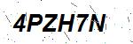 CAPTCHA verification image containing distorted text characters