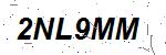 CAPTCHA verification image containing distorted text characters