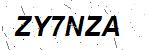 CAPTCHA verification image containing distorted text characters