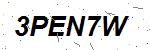 CAPTCHA verification image containing distorted text characters