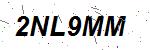 CAPTCHA verification image containing distorted text characters