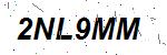 CAPTCHA verification image containing distorted text characters