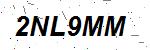 CAPTCHA verification image containing distorted text characters