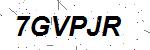 CAPTCHA verification image containing distorted text characters