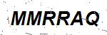 CAPTCHA verification image containing distorted text characters