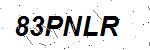 CAPTCHA verification image containing distorted text characters