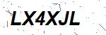 CAPTCHA verification image containing distorted text characters