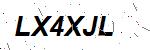 CAPTCHA verification image containing distorted text characters