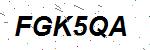 CAPTCHA verification image containing distorted text characters