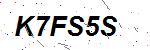 CAPTCHA verification image containing distorted text characters