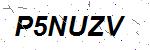 CAPTCHA verification image containing distorted text characters