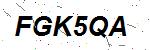 CAPTCHA verification image containing distorted text characters